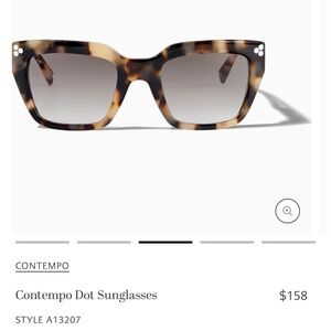 Brighton Contempo Dot Tortoise Sunglasses